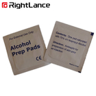 6cmの3cm単一の使用アルコール準備は殺菌のための70イソプロピル・アルコールにパッドを入れる
