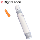 イジェクターのペンが付いているABS白の灰色10.5cmの血糖の尖頭アーチ装置ペン